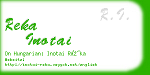 reka inotai business card